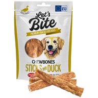 Let´s Bite Chewbones Sticks with Duck 120 g - Pamlsky pro psy