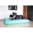 Matrace nylon Buffy tyrkysová se zipem 120x100x15 - Pelíšky pro psy, pelechy, textilní boudy