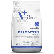 VetExpert VD Dermatosis Cat Duck & Rice 2 kg - Veterinární diety pro kočky