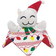 KONG Holiday Crackles Santa Kitty bílá sukně - Hračky pro kočky, catnip