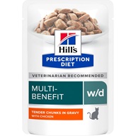 Hill's Prescription Diet Feline w/d kaps. 12 × 85 g - Konzervy a kapsičky pro kočky