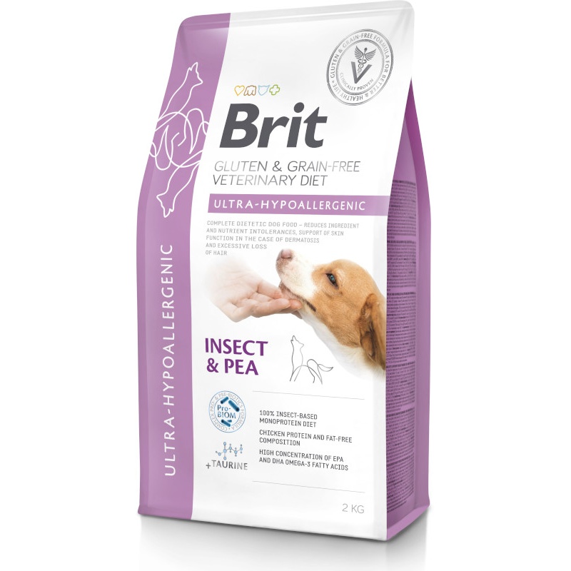 Brit GF Veterinary Diets Dog UltraHypoallergenic 2 kg Veterinární