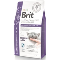 Brit GF Veterinary Diets Cat Gastrointestinal-Low fat 5 kg - Granule pro kočky, krmivo pro kočky