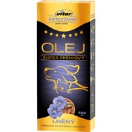 Vitar veterinae lněný olej 500 ml - Doplňky výživy, zubní péče