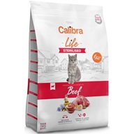 Calibra Cat Life Sterilised Beef 1,5 kg - Granule pro kočky, krmivo pro kočky