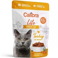 Calibra Cat Life kaps. Adult Turkey in gravy 85 g - Kapsičky pro kočky
