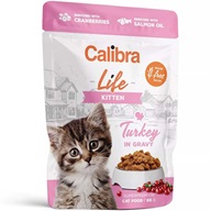 Calibra Cat Life kaps. Kitten Turkey in gravy 85 g - Kapsičky pro kočky