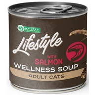 Nature's Protection Lifestyle Wellness Soup Salmon 140 ml - Konzervy pro kočky