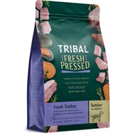 TRIBAL Fresh Pressed Senior/Light Turkey 12 kg - Granule pro psy