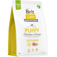 Brit Care Dog Sustainable Puppy 3 kg - Granule pro psy