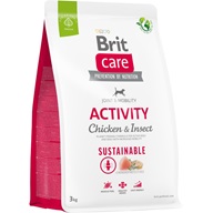 Brit Care Dog Sustainable Activity 3 kg - Granule pro psy