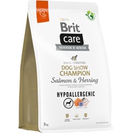 Brit Care Dog Hypoallergenic Dog Show Champion 3 kg - Granule pro dospělé psy