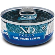N&D OCEAN Cat Tuna, Sardine & Shrimp 70 g