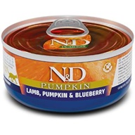 N&D PUMPKIN Cat Lamb, Pumpkin & Blueberry 70 g
