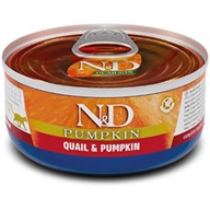 N&D PUMPKIN Cat Quail & Pumpkin 70 g - Konzervy pro kočky