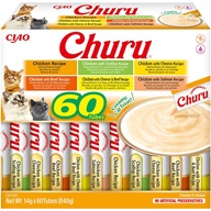 Inaba Churu cat snack kuře mix multipack 60x 14g - Pamlsky pro kočky