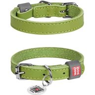 WAUDOG Classic obojek 1,2 × 19–25 cm zelený - Obojky na kovovou přezku