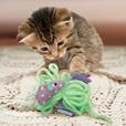 KONG Pull-A-Partz Yarnz mix - Hračky pro kočky, catnip