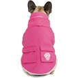 Canada Pooch pláštěnka Torrential Tracker vel. 28 růžová - Letní tipy