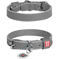 WAUDOG Classic obojek 1,2 × 19–25 cm šedý - Obojky na kovovou přezku