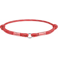 WAUDOG Cord obojek na známku 0,4 × 25–45 cm červený - Obojky na kovovou přezku