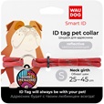 WAUDOG Cord obojek na známku 0,4 × 25–45 cm červený - Obojky
