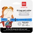 WAUDOG Cord obojek na známku 0,4 × 25–45 cm modrý - Obojky
