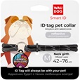 WAUDOG Cord obojek na známku 0,4 × 42–76 cm černý - Obojky