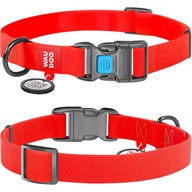 WAUDOG Waterproof obojek 2,5 × 34–49 cm červený - Obojky na plastovou přezku