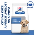 Hill's Prescription Diet Puppy Derm Complete Medium 4 kg - Granule pro psy