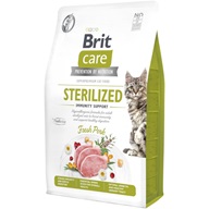 Brit Care Cat Grain-Free Sterilized Immunity Support 400 g - Granule pro kočky, krmivo pro kočky