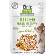 Brit Care Cat kaps. Fillets Gravy Kitten Choice Chicken 85 g