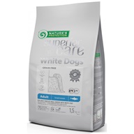 Nature's Protection Superior Care Dog Dry White Dogs Adult Small Breed GF Herrin - Granule s krátkou exp.