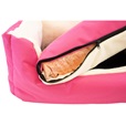 Samohýl Exclusive Rina pelech růžový/bílý 60 × 40 cm - Pelíšky pro psy, pelechy, textilní boudy