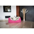 Samohýl Exclusive Rina pelech růžový/bílý 60 × 40 cm - Pelíšky pro psy, pelechy, textilní boudy