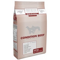 DELIKAN Original Condition Beef 12 kg - Granule pro psy