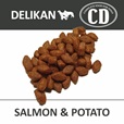 Delikan CD Salmon & Potato 1 kg - Granule pro psy