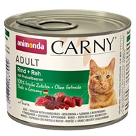 Animonda Carny cat  konz. - hovězí, srnčí, brusinky 200 g - Konzervy pro kočky