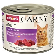 Animonda Carny cat  konz. - hovězí+jehněčí 200 g - Konzervy pro kočky