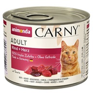 Animonda Carny cat  konz. - hovězí+srdce 200 g - Konzervy pro kočky