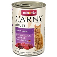 Animonda Carny cat  konz. - hovězí, jehněčí 400 g - Konzervy pro kočky