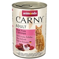 Animonda Carny cat  konz. - hovězí, krůta, ráčci 400 g - Konzervy pro kočky