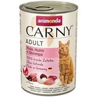 Animonda Carny cat  konz. - krůta, kuře + ráčci 400 g - Konzervy pro kočky
