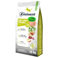 Eminent Cat Light/Sterile 10 kg + 2 kg zdarma - Granule pro kočky, krmivo pro kočky