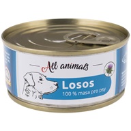ALL ANIMALS konz. pro psy losos mletý 90g