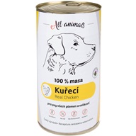 ALL ANIMALS konz. pro psy kuřecí maso mleté 1200g