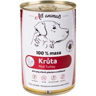 ALL ANIMALS konz. pro psy krůta mletá 400g