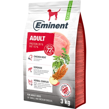 Eminent Adult 3 kg | Granule pro psa, krmiva Pro Plan, Brit | Zvěrokruh