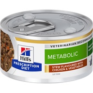 Hill's Prescription Diet Feline Metabolic Weight Loss kuře a zelenina 82 g - Veterinární diety pro kočky