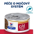 Hill's Prescription Diet Feline Urinary Care c/d tuňák a zelenina 82 g - Konzervy pro kočky